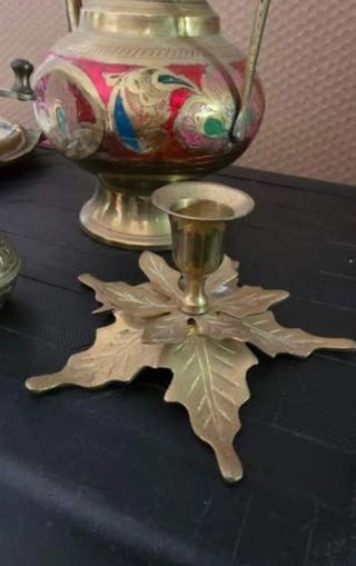 Lote de productos de bronce antiguos
