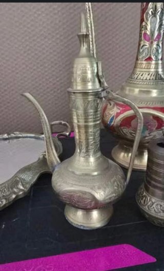 Lote de productos de bronce antiguos
