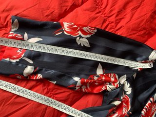 Abito elegante donna nero e rosso