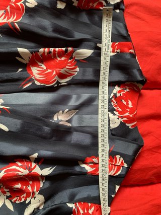 Abito elegante donna nero e rosso