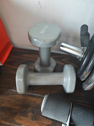 Lote de pesos de entrenamiento Domyos
