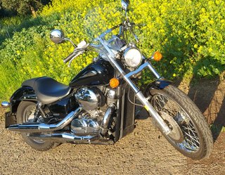 Honda Shadow 750 Negra