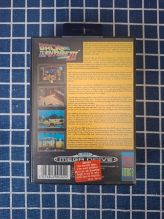 MEGADRIVE BACK TO THE FUTURE III ORIGINAL