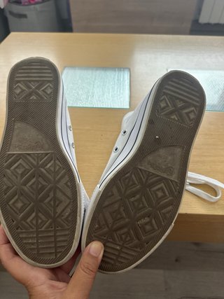 Converse plataforma blancas talla 37