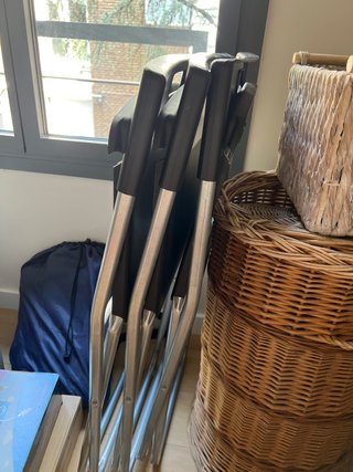 Sillas Plegables Metal y Plástico