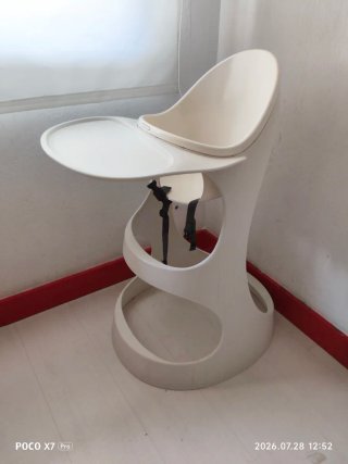 Trona infantil blanca