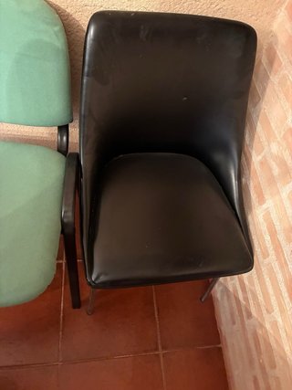 Silla Negra y Verde