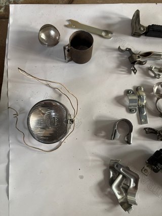 Lote piezas bici restauración