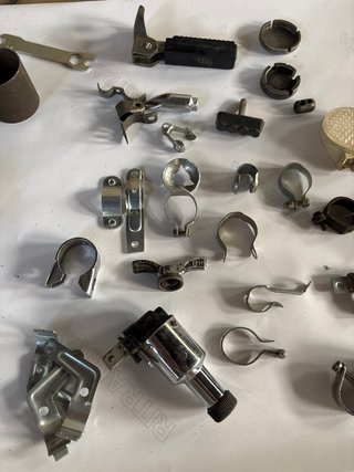 Lote piezas bici restauración
