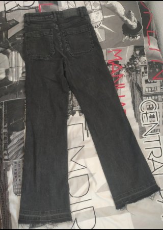 Pantalón vaquero negro niña