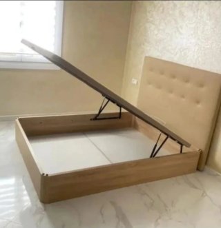 Canapé abatible madera con colchón