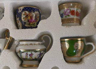 Colección 15 Tazas y Platos Museo De Porcelana