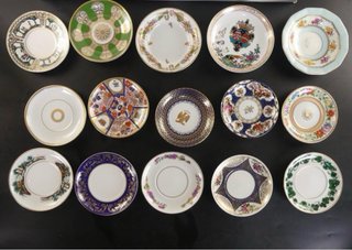 Colección 15 Tazas y Platos Museo De Porcelana