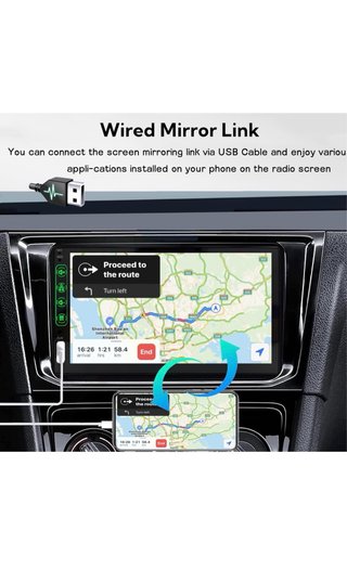 Radio Coche con CarPlay y Android Auto