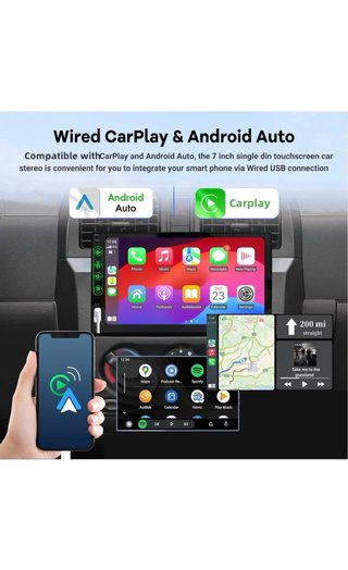 Radio Coche con CarPlay y Android Auto
