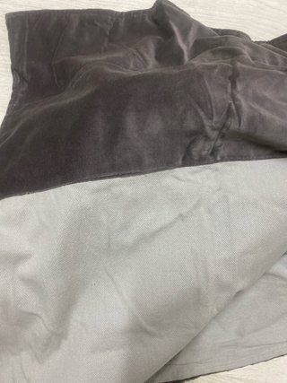 Cortinas reversible terciopelo con ojales