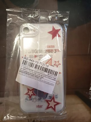 Funda iPhone Corazones Rojos Transparente