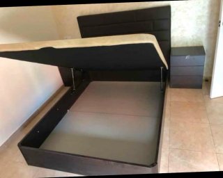 Canapé abatible madera con colchón