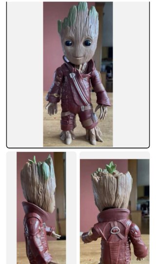 Figura GRANDE Baby Groot  Guardians of the Galaxy