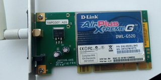 Tarjeta WiFi D-Link AirPlus Xtreme G DWL-520