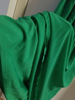 Vestido de fiesta verde largo