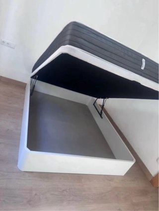 Canapé abatible madera con colchón
