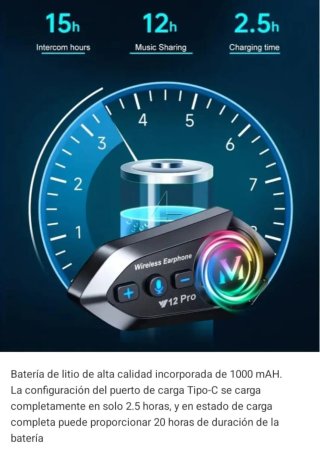2 Intercomunicadores Moto Y12 Pro