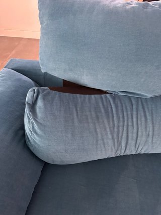 2 sofas de tela antimanchas .