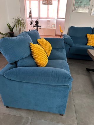 2 sofas de tela antimanchas .