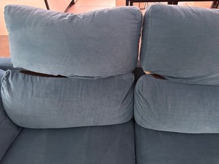 2 sofas de tela antimanchas .