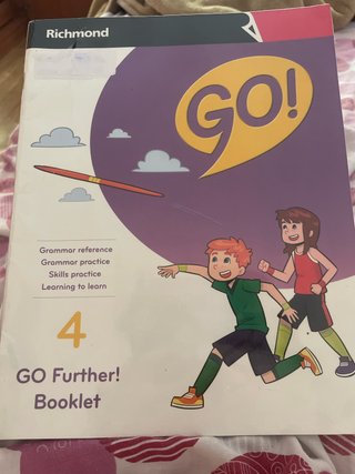 Libro de ingles 4 primaria Go Further! Booklet