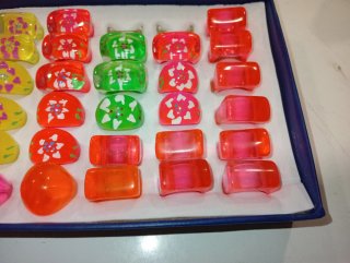 Conjunto Anéis Criança Ajustáveis
