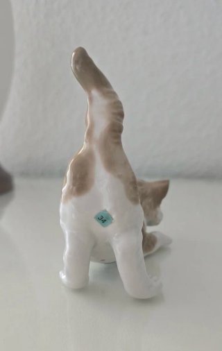 Figura Lladró Gatito Porcelana