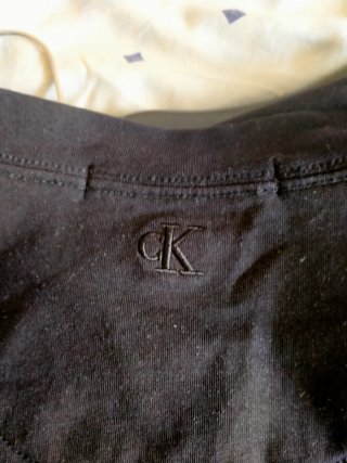 Camiseta Calvin Klein Negra Hombre