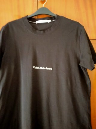 Camiseta Calvin Klein Negra Hombre