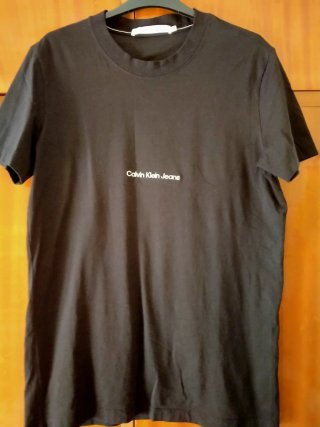 Camiseta Calvin Klein Negra Hombre