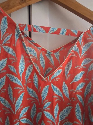 Blusa fluida estampada M
