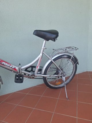 Bicicleta Plegable Urbana Plata