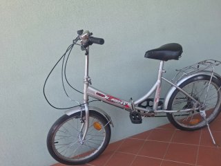 Bicicleta Plegable Urbana Plata