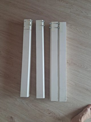 Mesa comedor blanca 6 personas, extensible a 8-10.