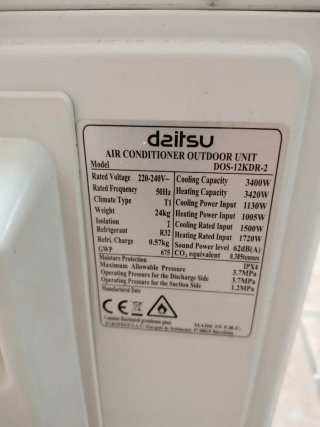 Unidad exterior Daitsu Inverter 3000 FG