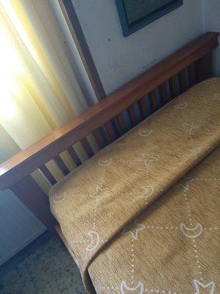 Cama individual madera 190x90