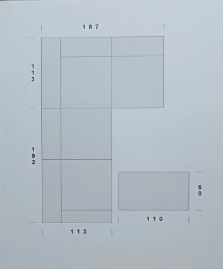 Divano angolare + pouf Poltronesofà