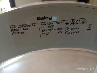 Lavadora TW 5412 + secadora