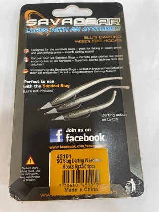 Anzuelos Savage Gear Slug Darting Weedless