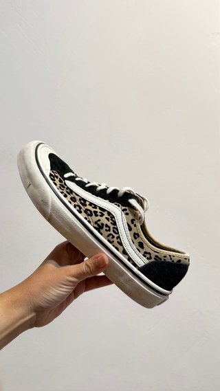 Vans leopardo talla 37