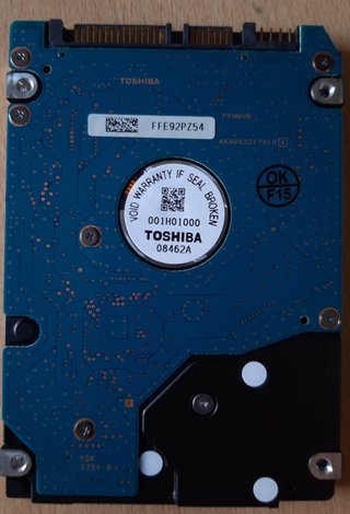 Disco Duro Toshiba MK3252GSX 320GB