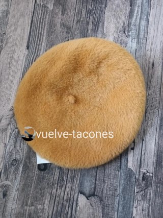 Gorra visera de invierno color mostaza * talla U