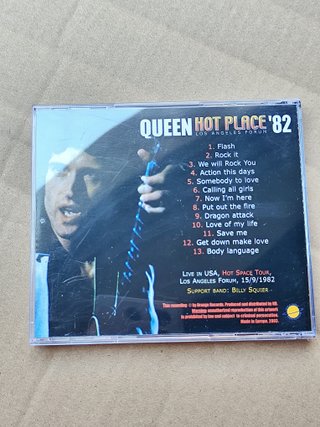 CD Queen Hot Place '82 Los Angeles Forum