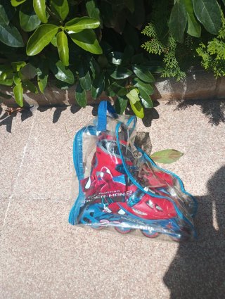 Patines Spiderman 2 con bolsa